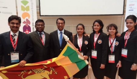 Sri Lankan Biology Olympiad Team at Switzerland