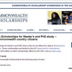 commonwealth scholarships