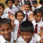 grade 1 school children Sri Lanka
