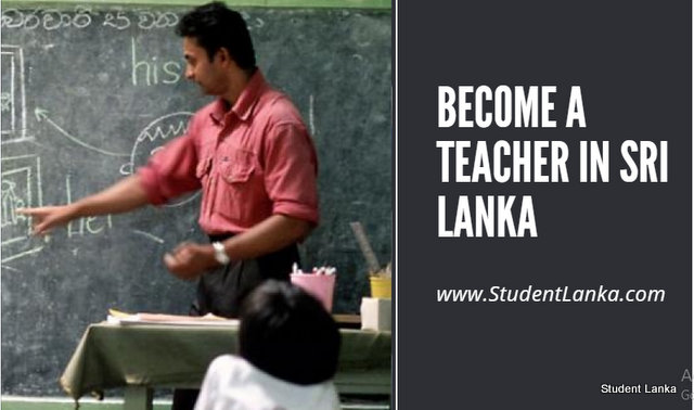 How to become a teacher in Sri Lanka?