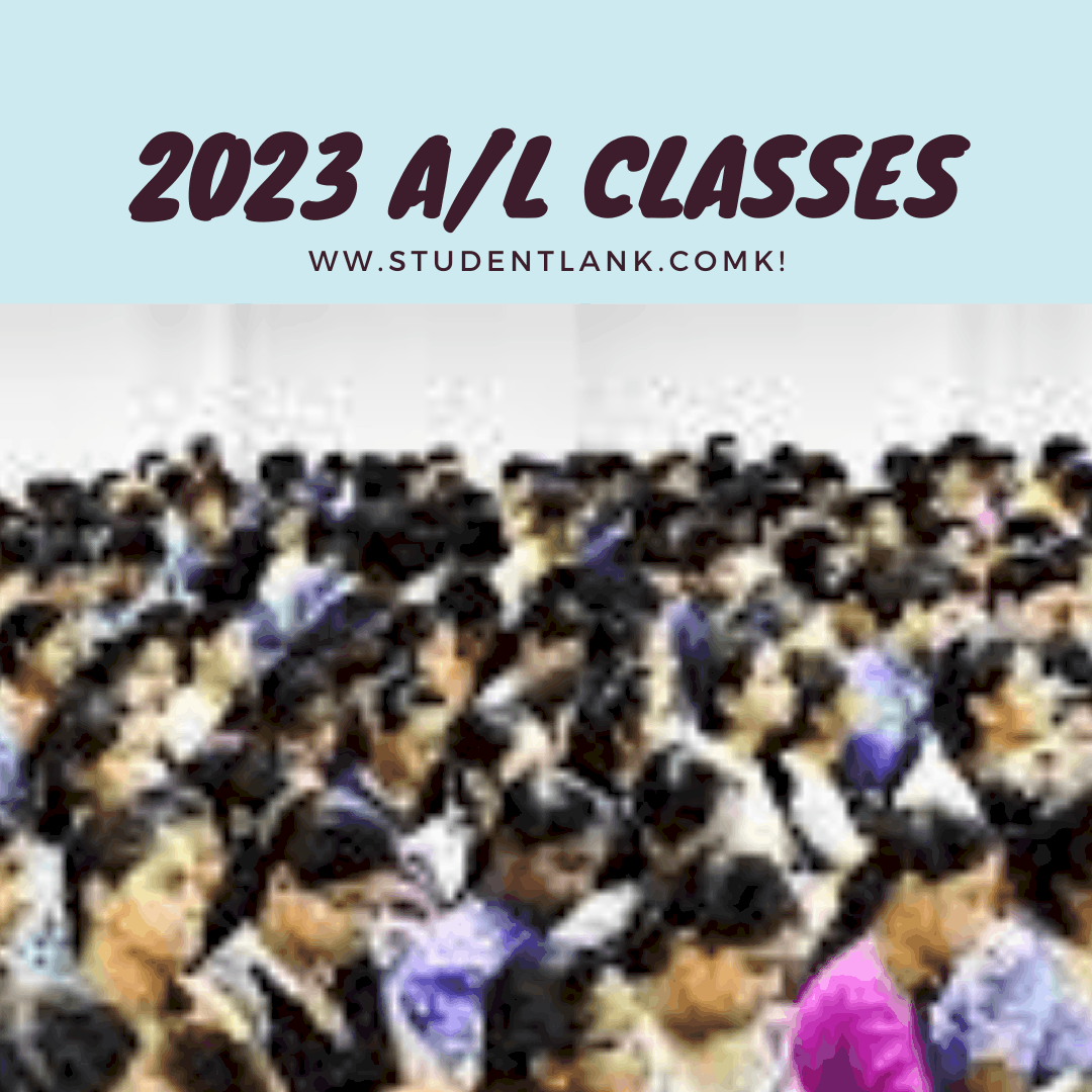 Guide to select 2025 A/L Subjects, Tuition Teachers and Classes.