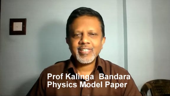 Download A/L 2022 Physics Model Paper and Answers by Prof Kalinga Bandara