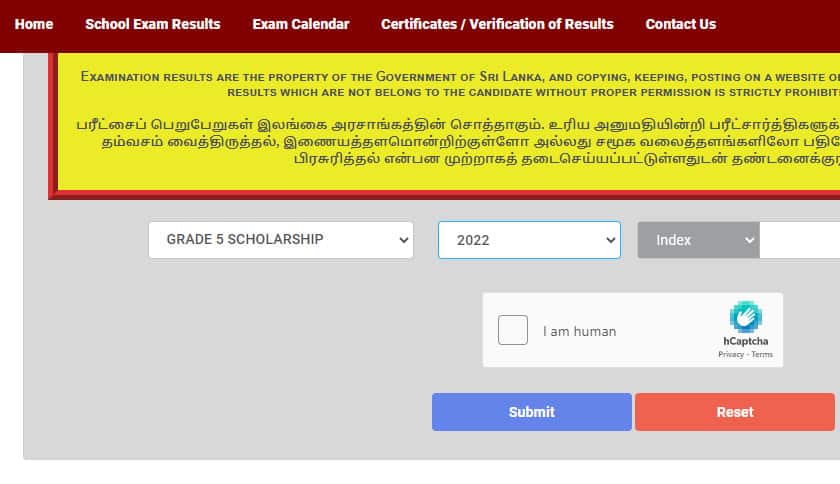 2022 Grade 5 Scholarship Examination Results released