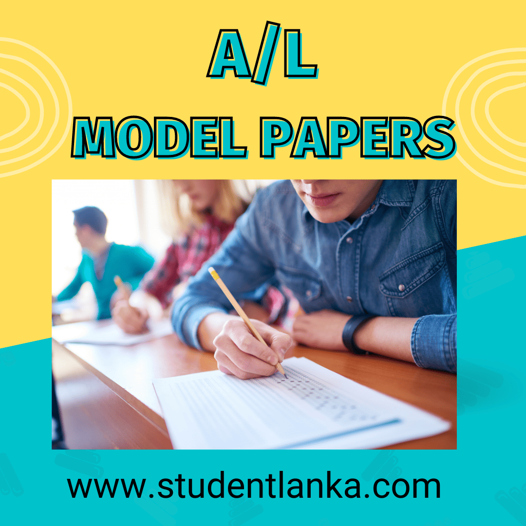 Download 2023 (2024) A/L Model and Provincial Papers