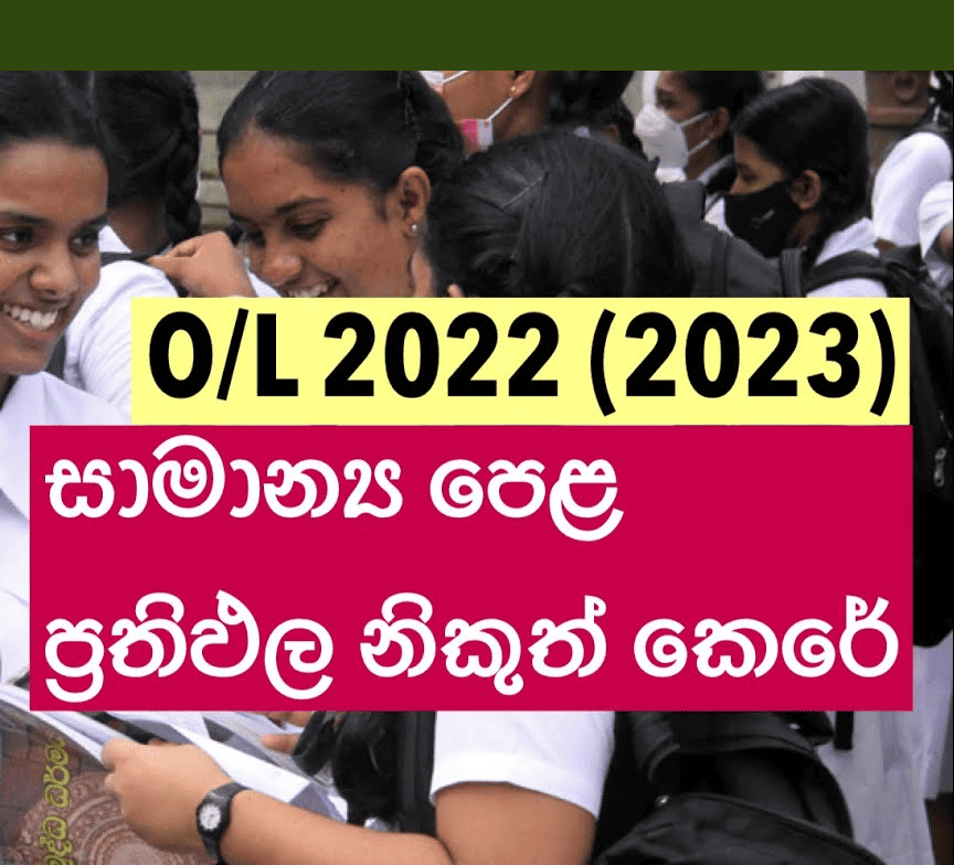 O/L 2022 (2023) results released – check results www.doenets.lk