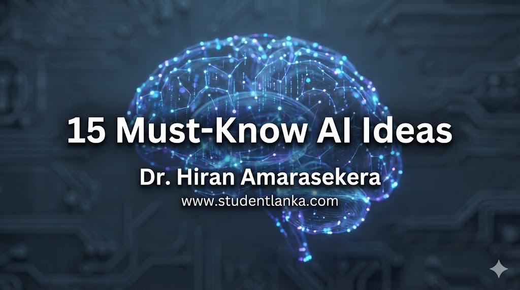 15 Must-Know AI Ideas for Students & Professionals (2025 Edition for 2026)