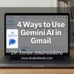 4 ways to use Gemini AI in gmail - studentlanka