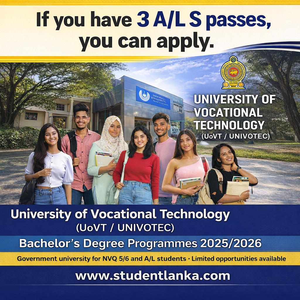 Apply for University of Vocational Technology (UoVT / UNIVOTEC) Degrees 2026