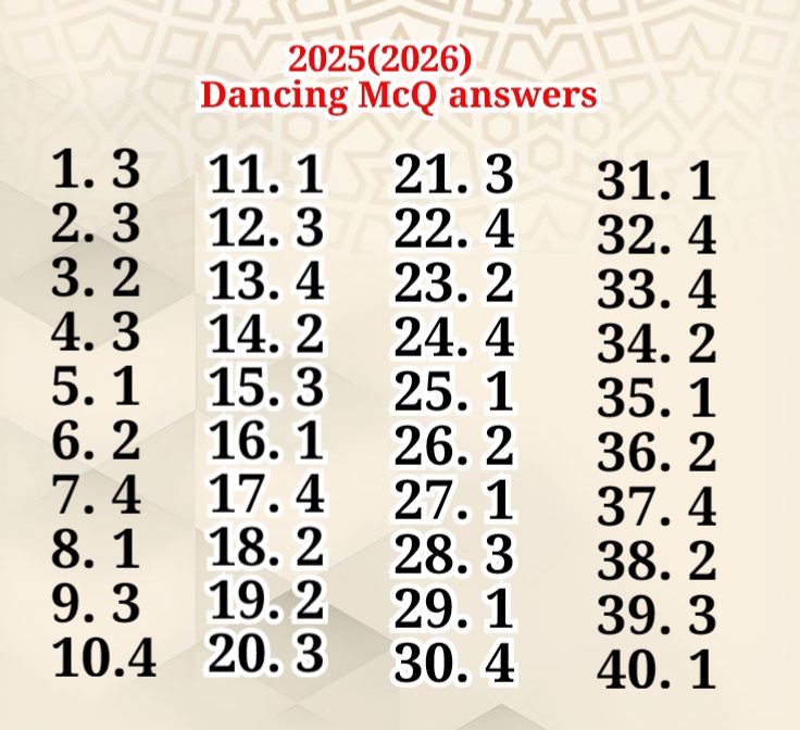 2026 OL MCQ Dancing Supun Madhushanka